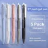 Click Gel Pen 0.5mm 5 Pack