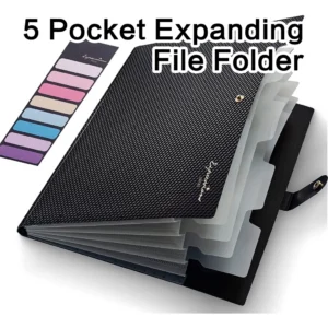 my-11134207-820lg-moxq21ch2xoi65.webp 5 Pocket A4 Expanding File Folder
