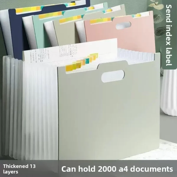 sg-11134201-820lj-mo3graq9k3k3db.webp Random 13 Pocket A4 Accordion File Folder