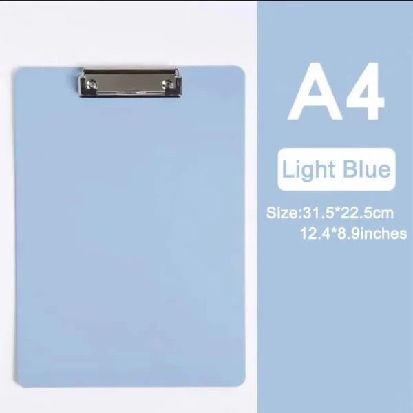 A4 Hard Board Clipboard Writing Pad