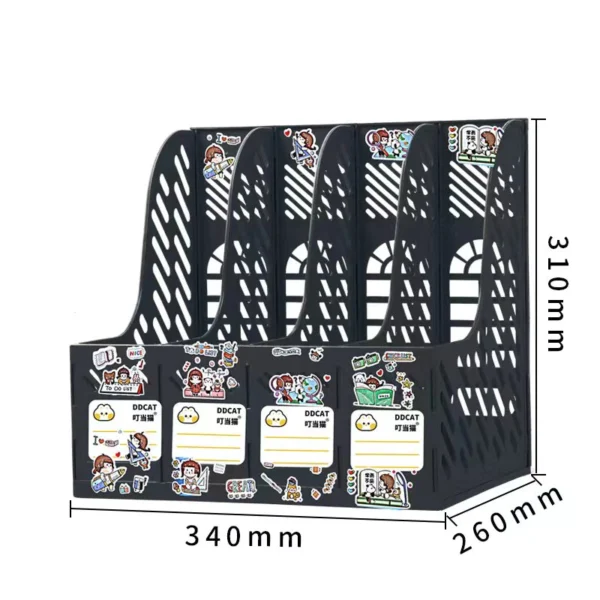 PP Desk File Storage Rack