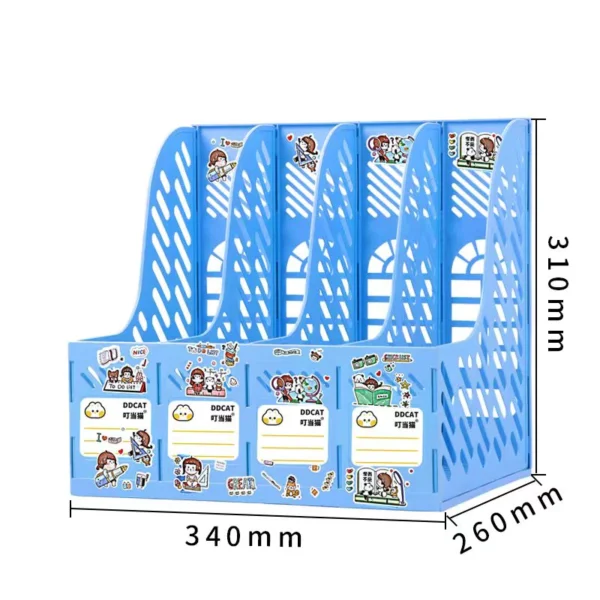 PP Desk File Storage Rack